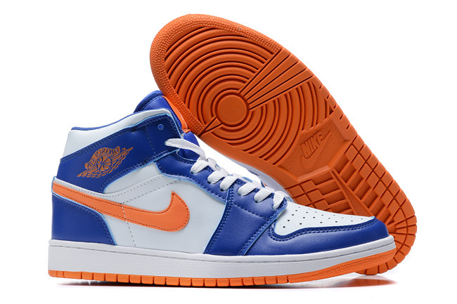 Women's Running Weapon Air Jordan 1 Blue/White Shoes 0295 Women's Running Weapon Air Jordan 1 Blue/White Shoes 0295
